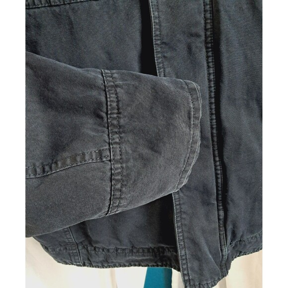 Levis Blue Sherpa Lined Trucker Chore Military Style Jacket Men Size Medium - Picture 6 of 13